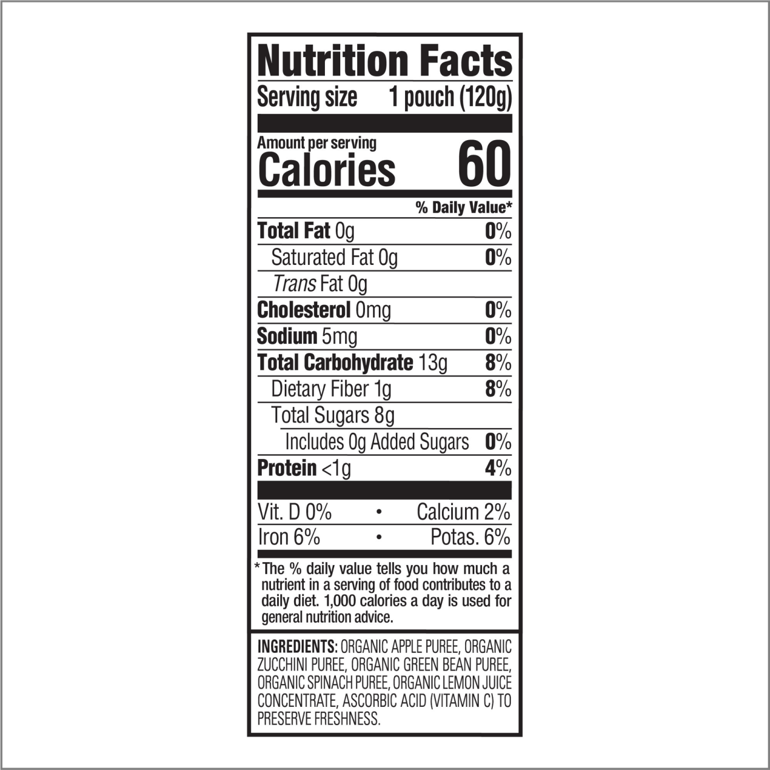 slide 8 of 8, Happy Tot Organics Love My Veggies Stage 4 Organic Apples, Zucchini, Green Beans & Spinach Pouch 4.22 oz UNIT, 4.22 oz