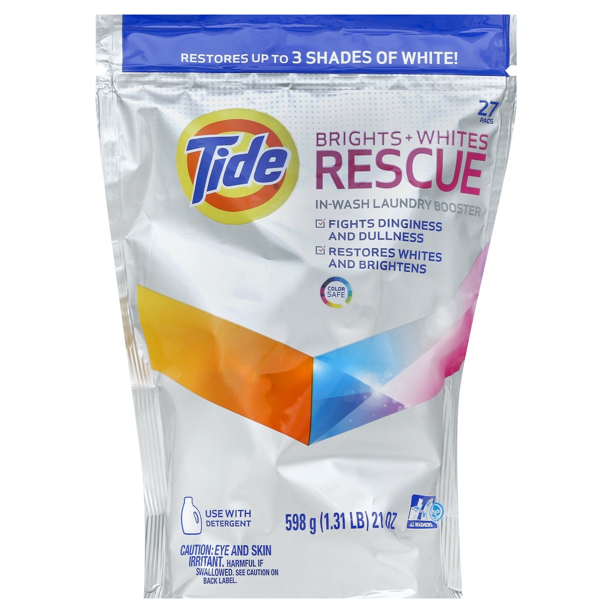 slide 1 of 1, Tide In-Wash Laundry Booster 27 ea, 27 ct