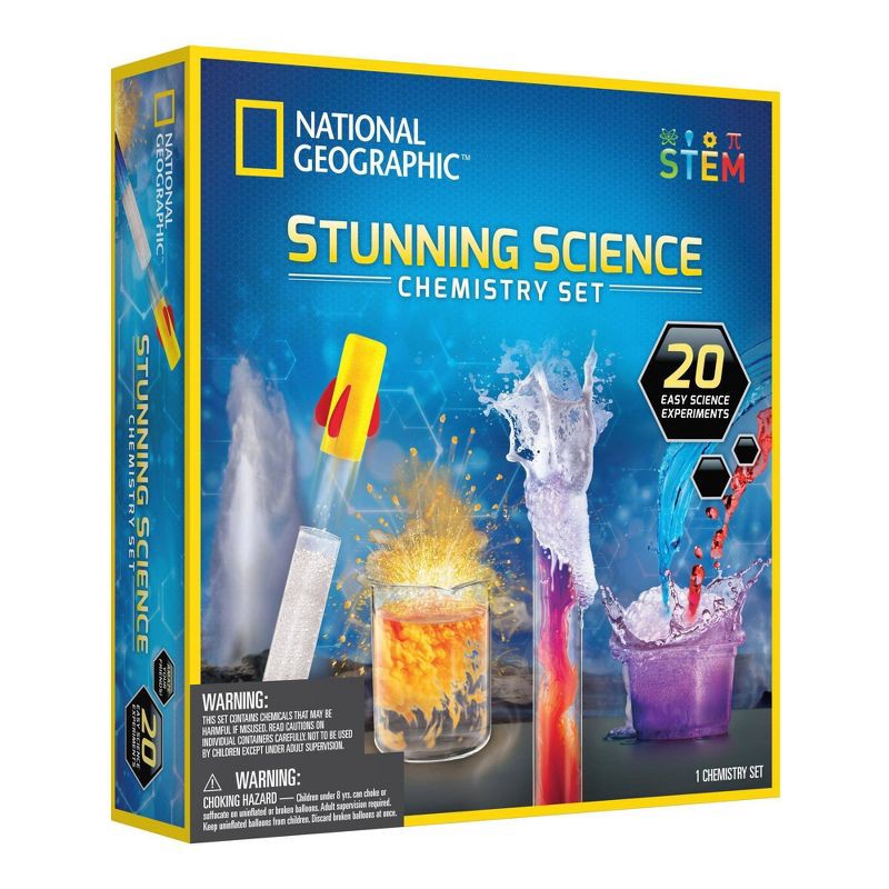 slide 1 of 4, National Geographic Stunning Science Chemistry Set, 1 ct