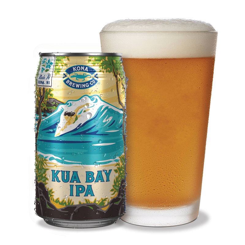 slide 2 of 4, Kona Brewing Co. Kona Kua Bay IPA Beer - 6pk/12 fl oz Cans, 6 ct; 12 fl oz