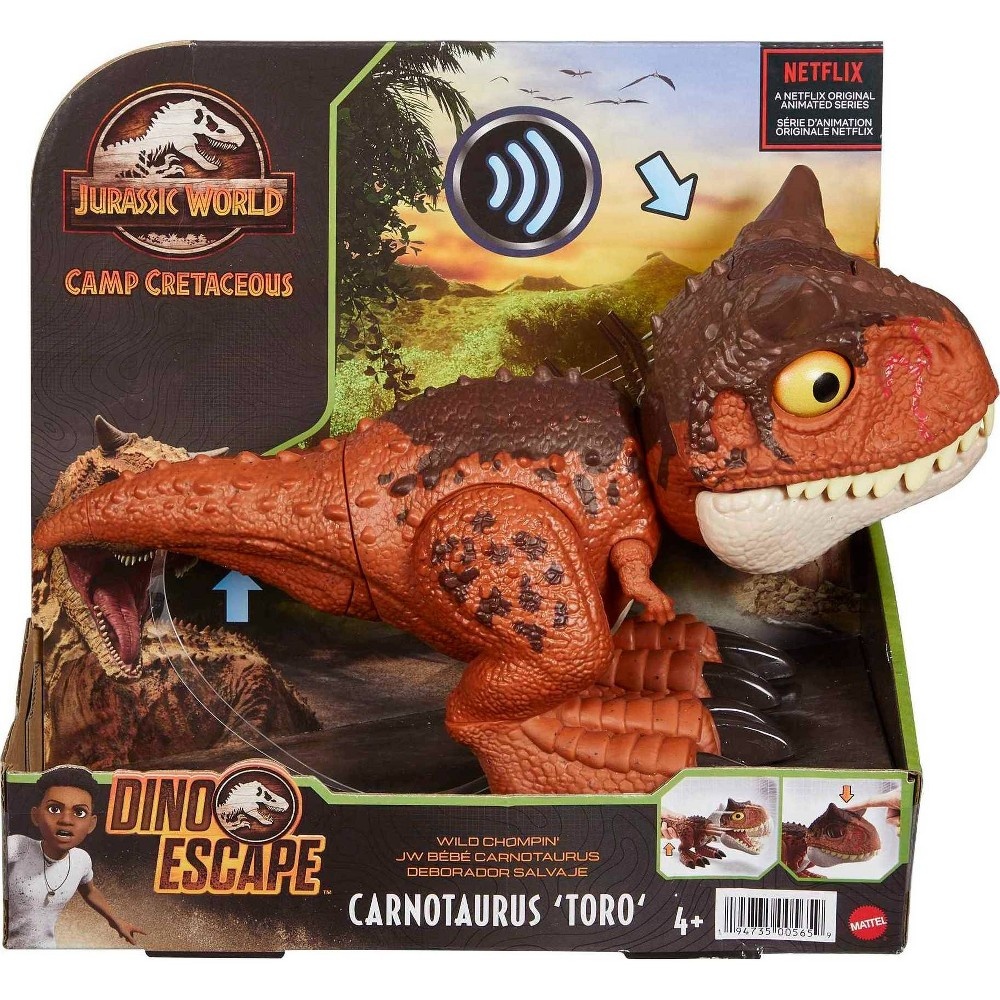 slide 6 of 6, Jurassic World: Camp Cretaceous Carnotaurus Toro Figure, 1 ct