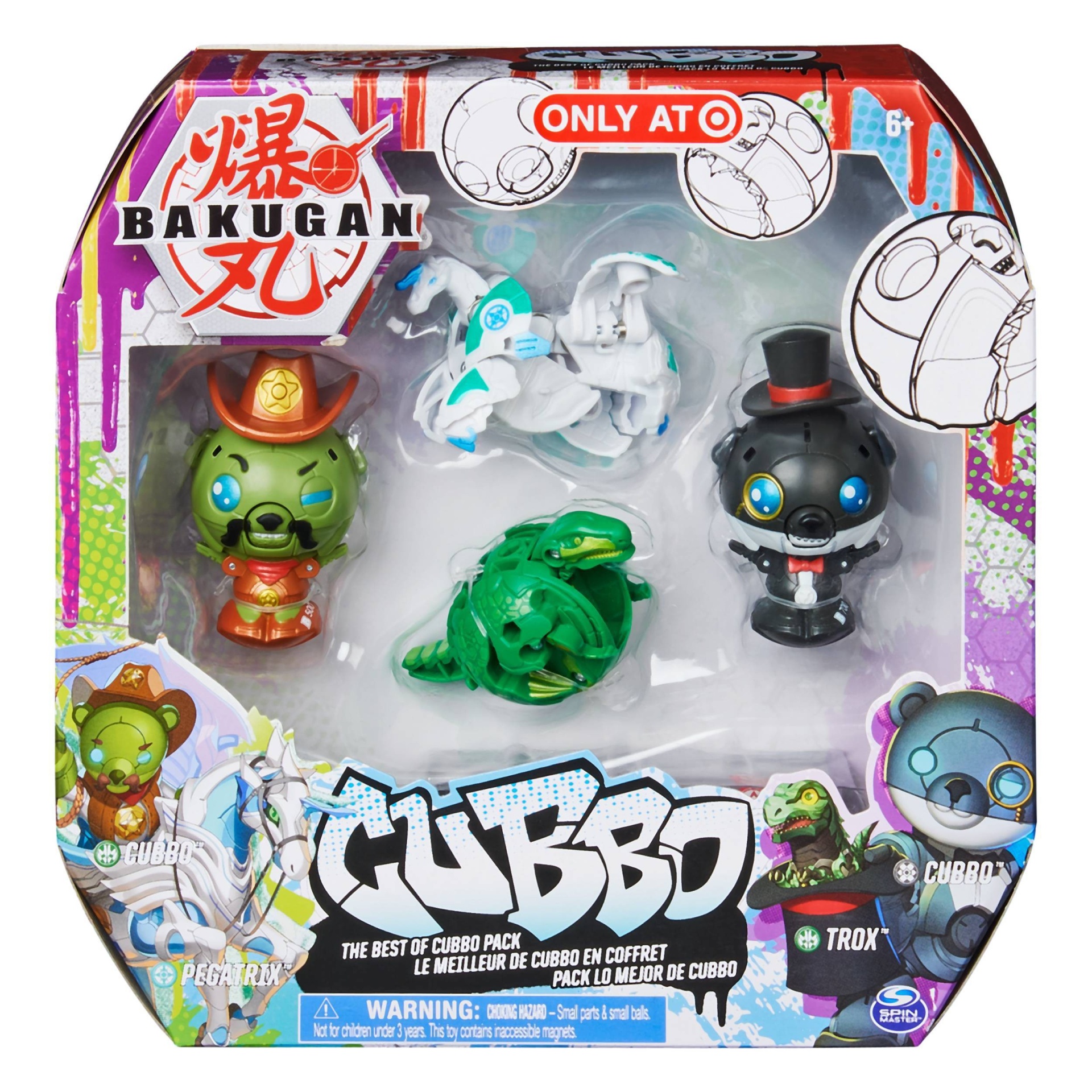 slide 1 of 8, Bakugan Best of Cubbo Pack, 1 ct