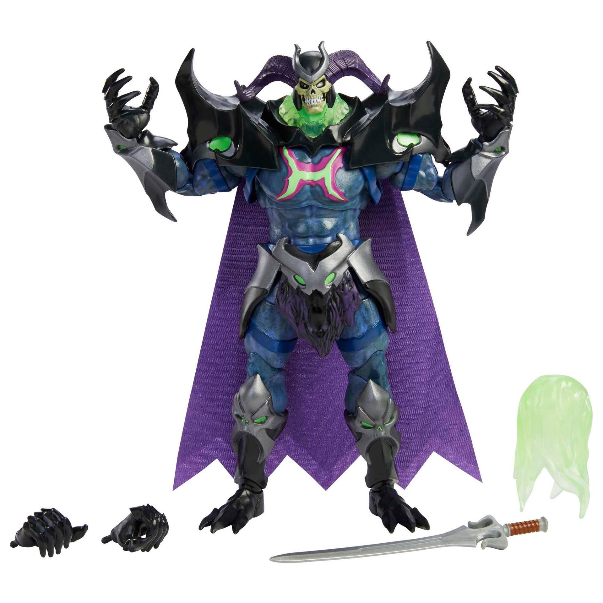 slide 2 of 6, Masters of the Universe Masterverse Oversize Skeletor Action Figure, 1 ct