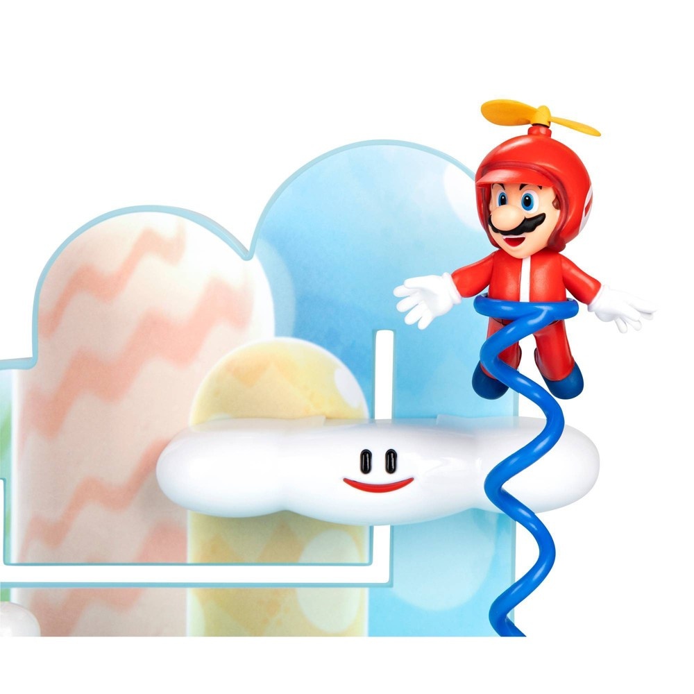 slide 7 of 9, Nintendo Super Mario Deluxe Cloud Playset EXCLUSIVE, 1 ct