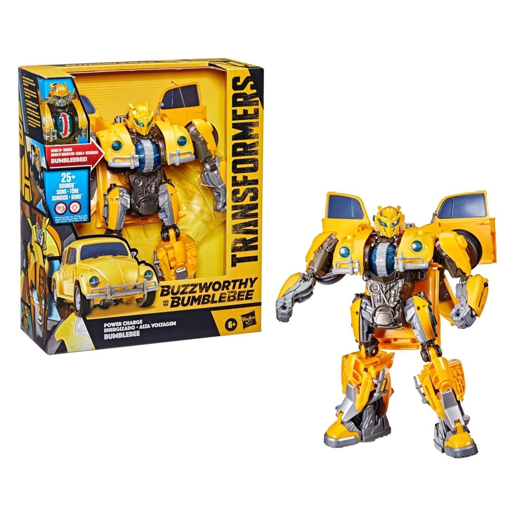 slide 3 of 5, Transformers Buzzworthy Bumblebee Power Charge Bumblebee, 1 ct