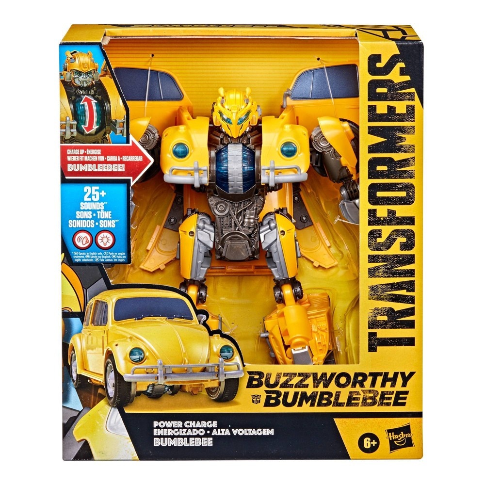 slide 4 of 5, Transformers Buzzworthy Bumblebee Power Charge Bumblebee, 1 ct