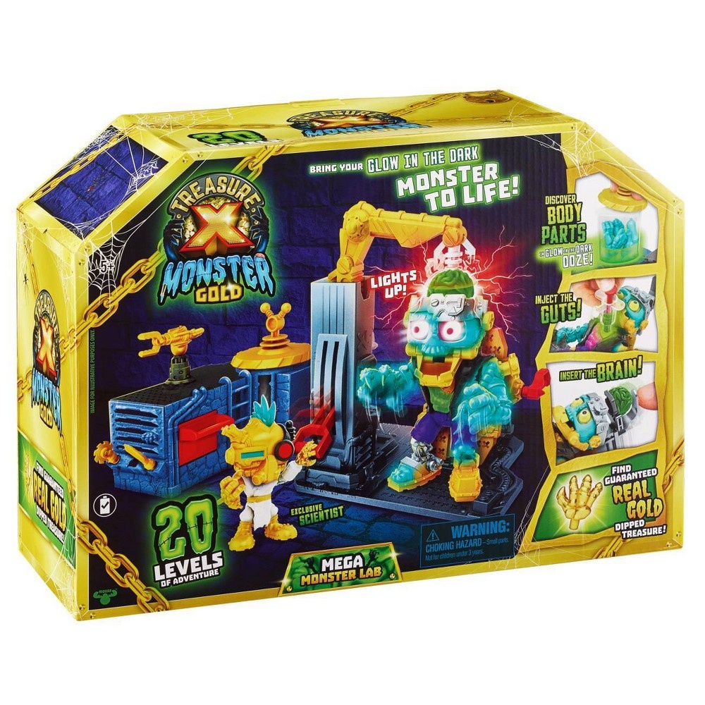 Treasure X Monster Gold Glow in the Dark Mega Monster Lab 1 ct Shipt