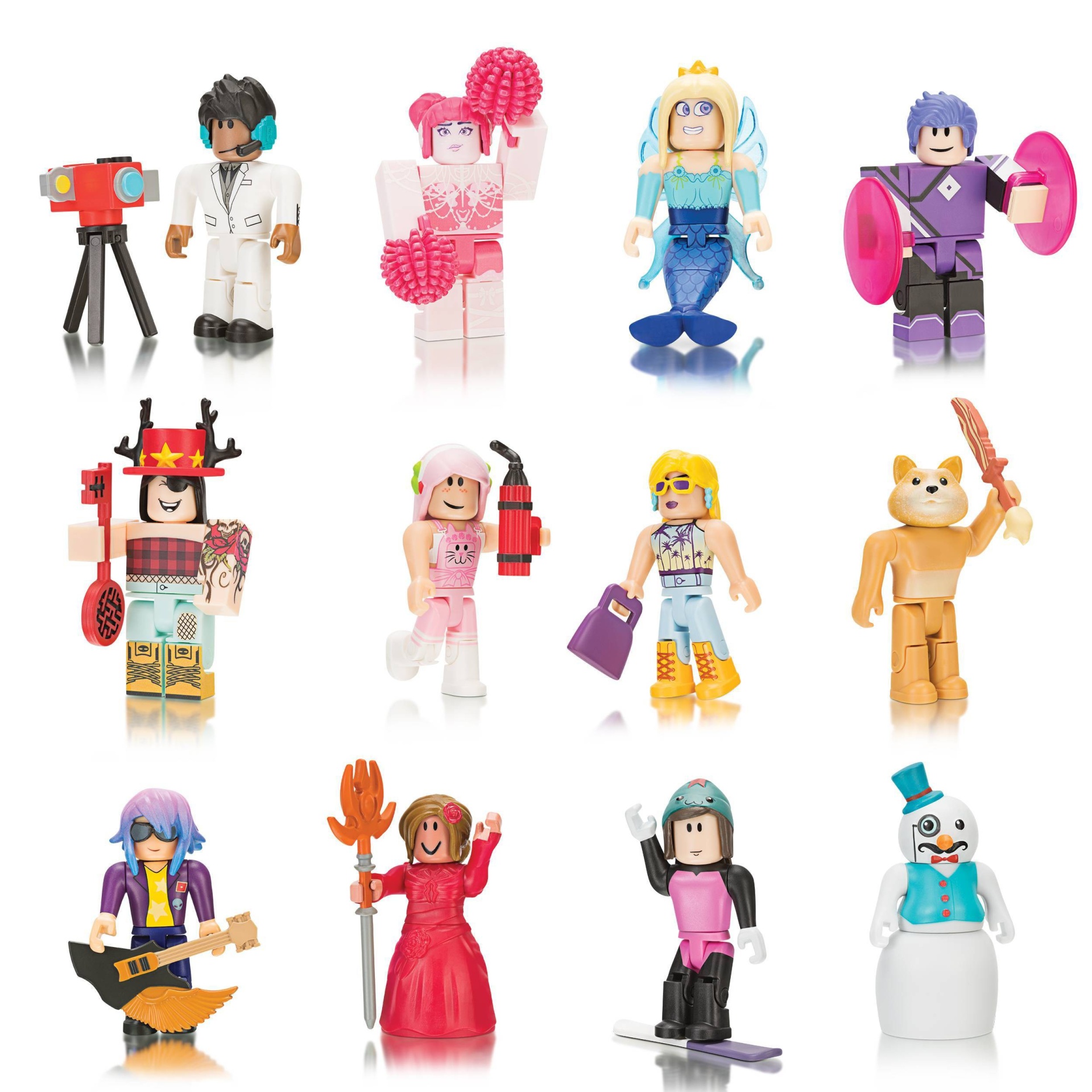 slide 1 of 3, Roblox Celebrity Collection - Series 4 Figure 12pk (Roblox Classics) (Includes 12 Exclusive Virtual Items), 12 ct