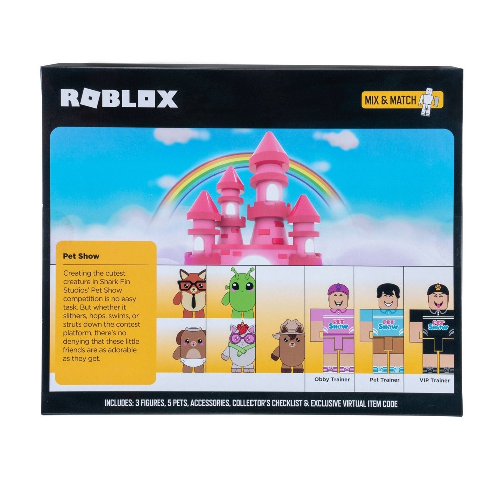 slide 3 of 4, Roblox Celebrity Collection - Pet Show Game Packs (Includes Exclusive Virtual Item), 1 ct