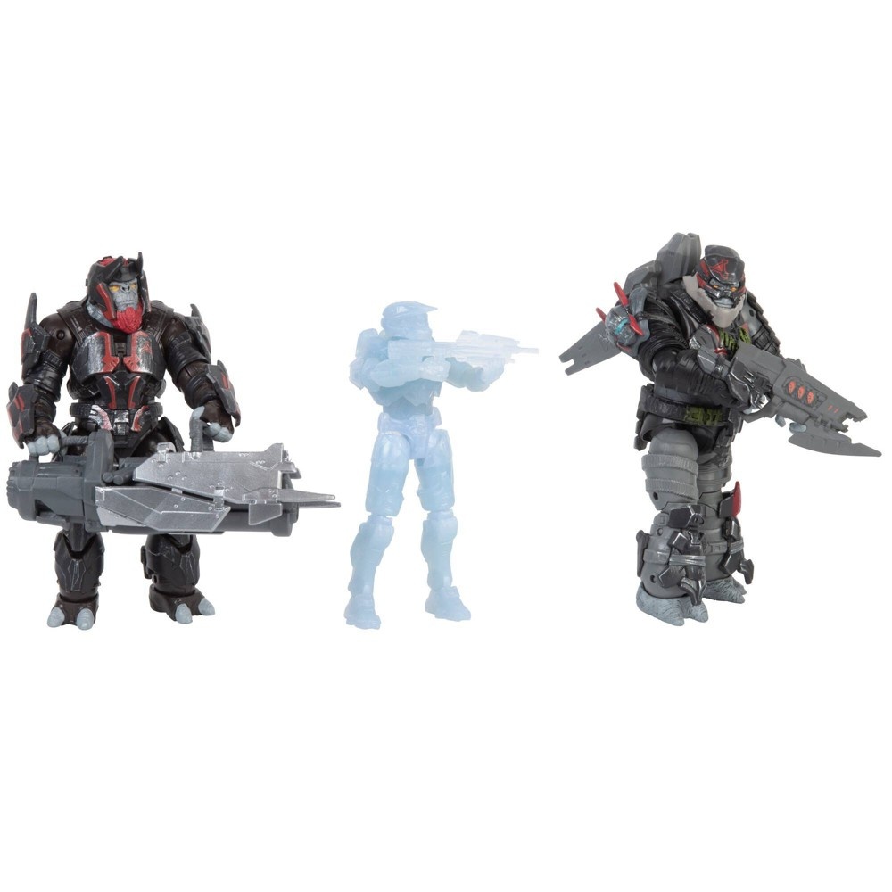 slide 3 of 4, HALO - World Of Halo 3 Figure Pack - Tovaras, Master Chief, and Hyperius (Target Exclusive), 1 ct