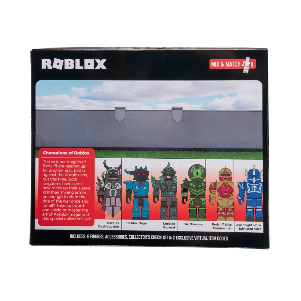 Masters of Roblox Action Collection Six Figure Pack w Exclusive Virtual Item