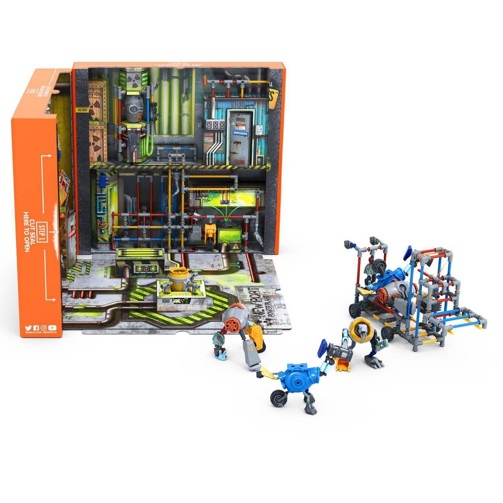 hexbug junkbots large factory habitat new port power plant