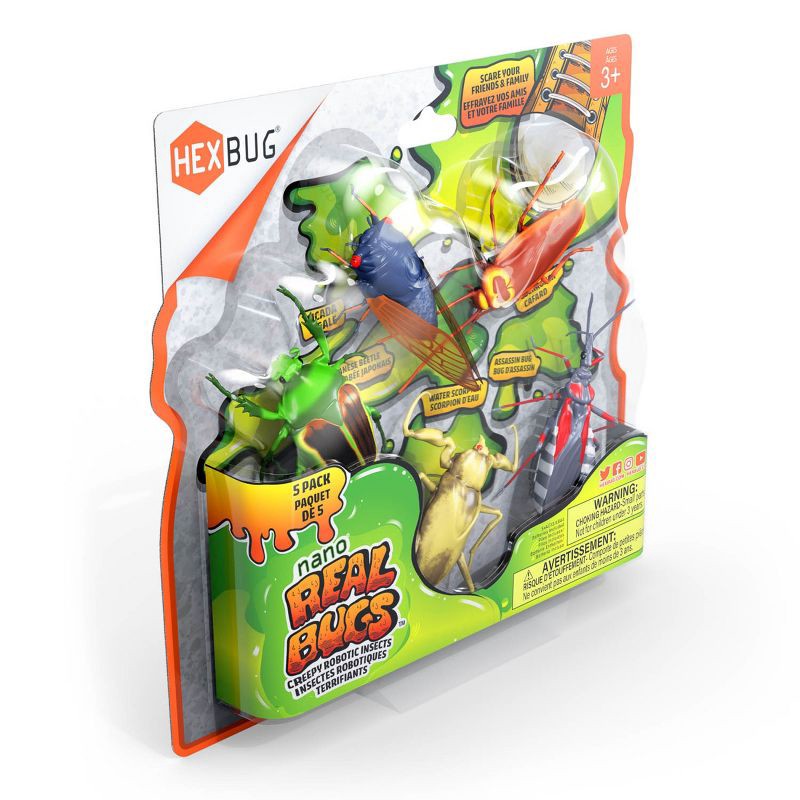 slide 5 of 9, HEXBUG Real Bugs 5pk, 5 ct