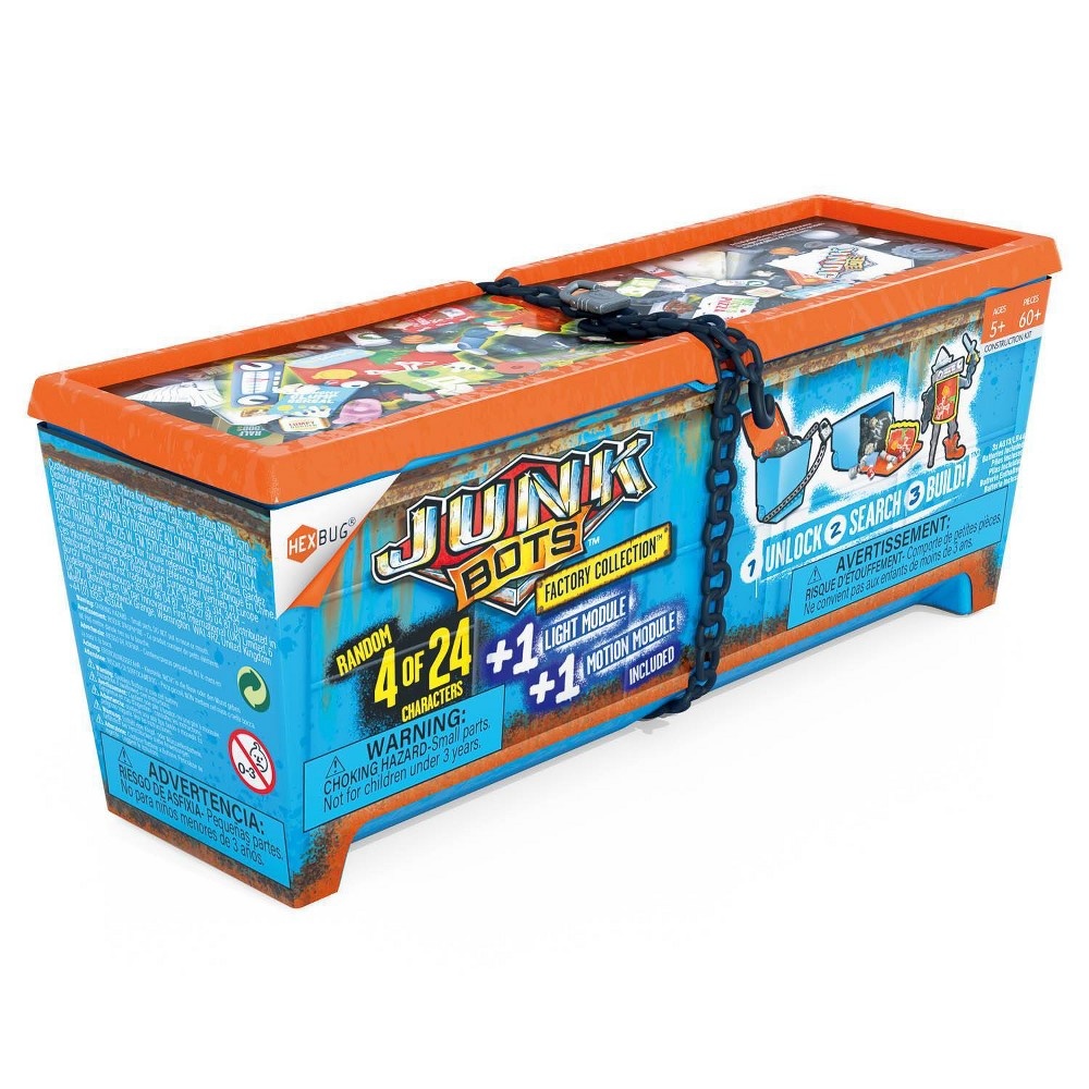 slide 2 of 4, HEXBUG JUNKBOTS - Industrial Dumpster Asmt (Factory Collection), 1 ct