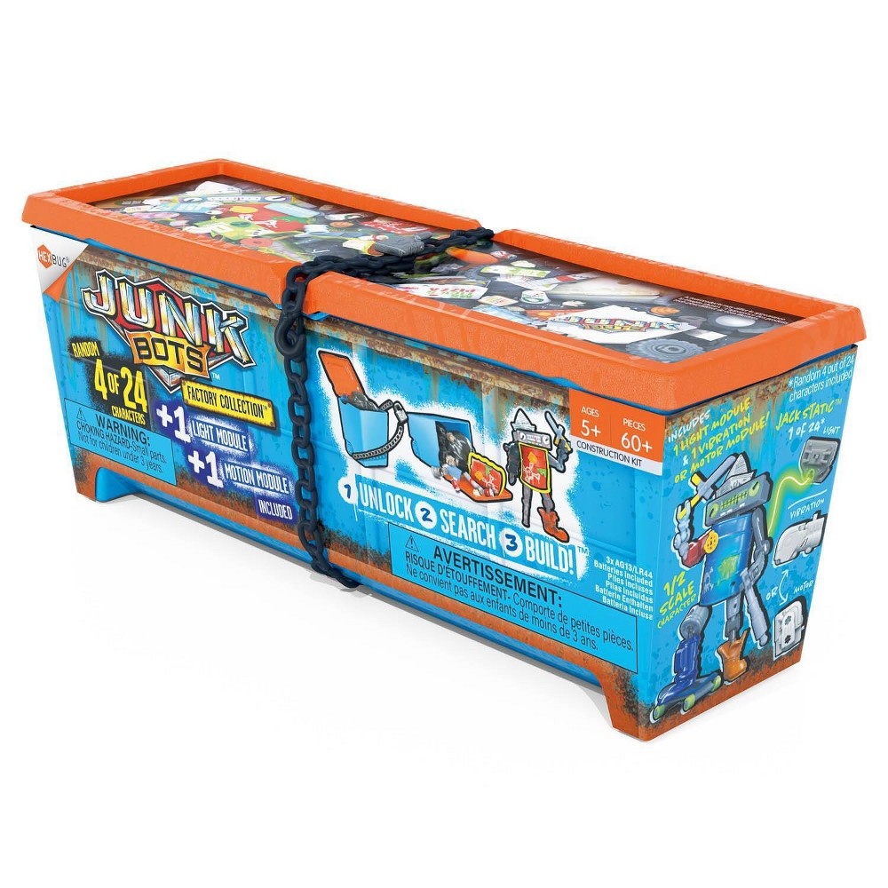 slide 3 of 4, HEXBUG JUNKBOTS - Industrial Dumpster Asmt (Factory Collection), 1 ct
