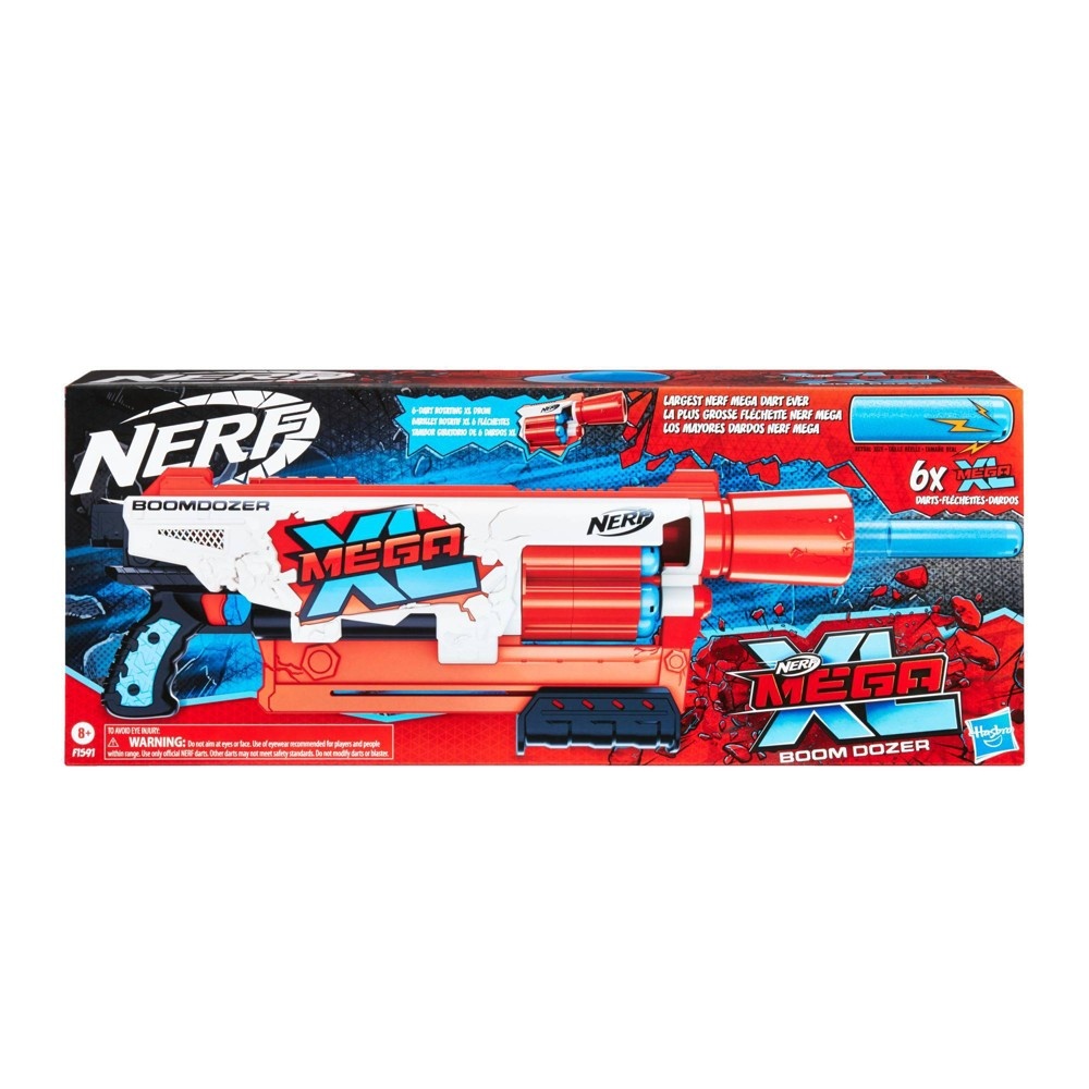 slide 4 of 6, NERF Mega XL Boom Dozer Blaster, 1 ct