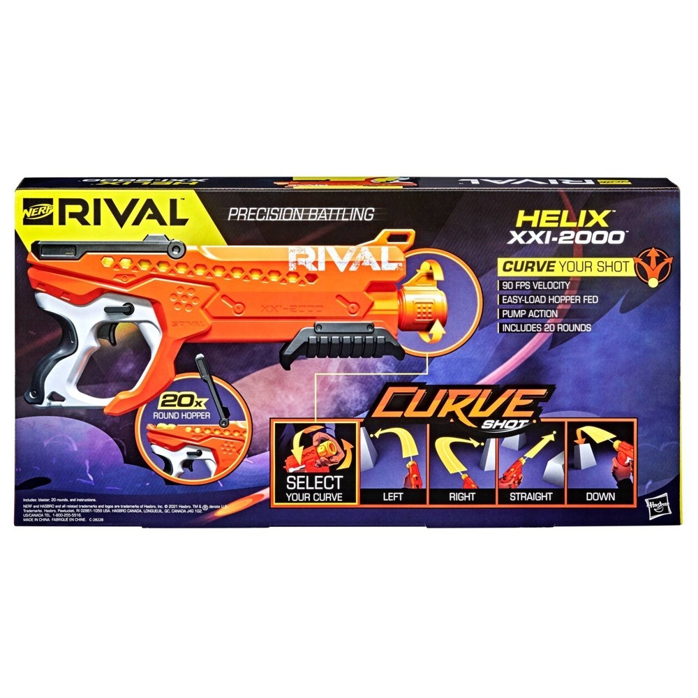 slide 7 of 7, NERF Rival Helix XXI 2000 Blaster, 1 ct