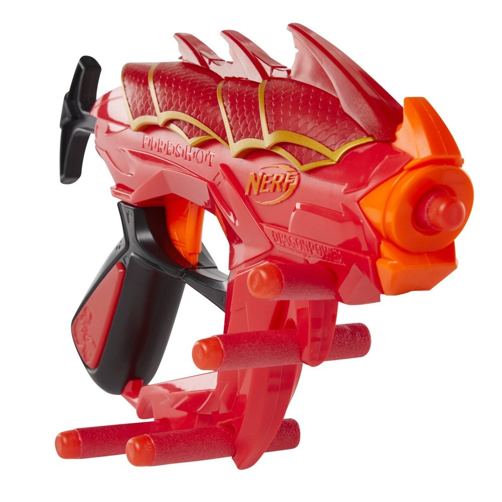 slide 4 of 7, NERF DragonPower Fireshot Dart Blaster, 1 ct