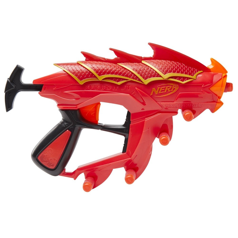 slide 5 of 7, NERF DragonPower Fireshot Dart Blaster, 1 ct