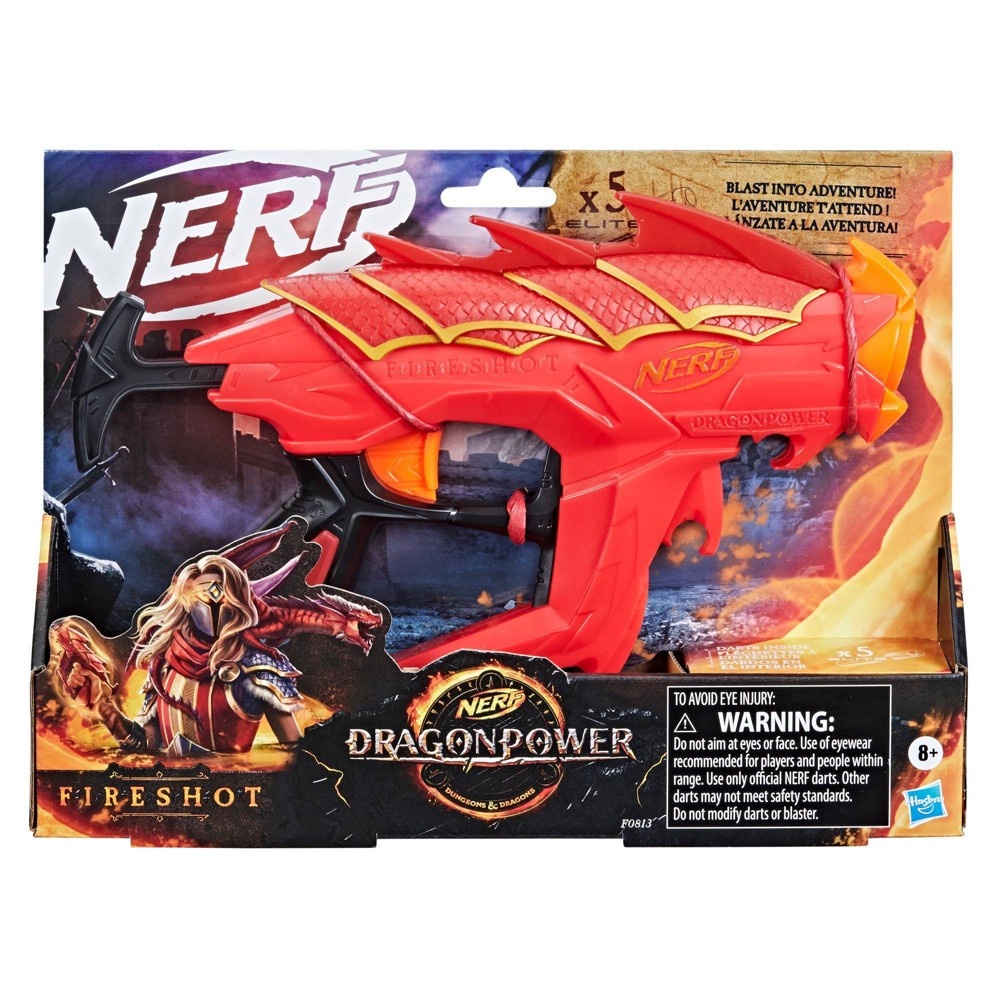 slide 7 of 7, NERF DragonPower Fireshot Dart Blaster, 1 ct