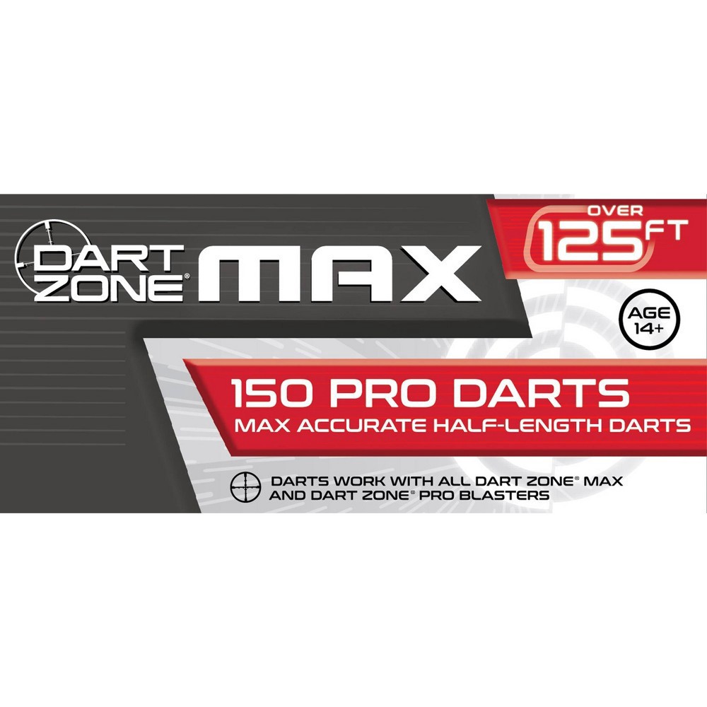 slide 5 of 5, Dart Zone Covert Ops Dart Zone Max Half-Length Pro Darts - 150ct, 150 ct