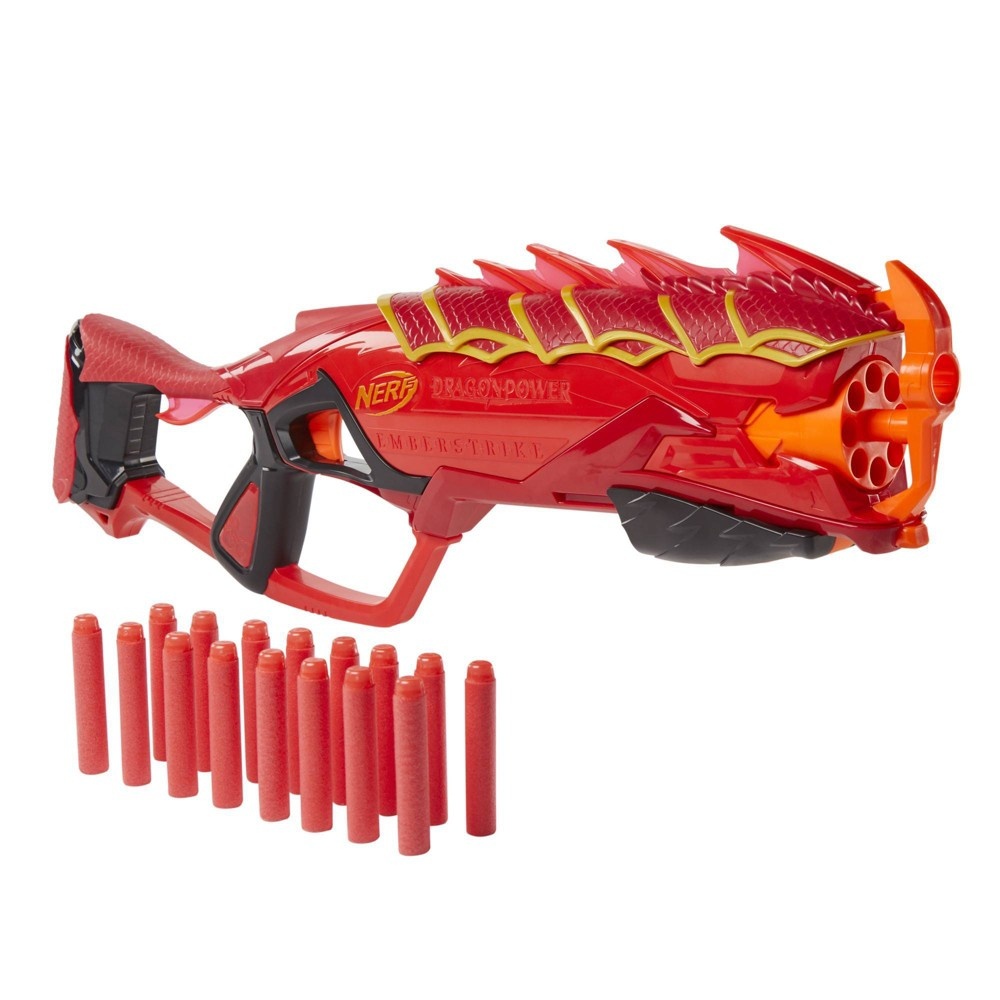 slide 2 of 10, NERF DragonPower Emberstrike Blaster, 1 ct