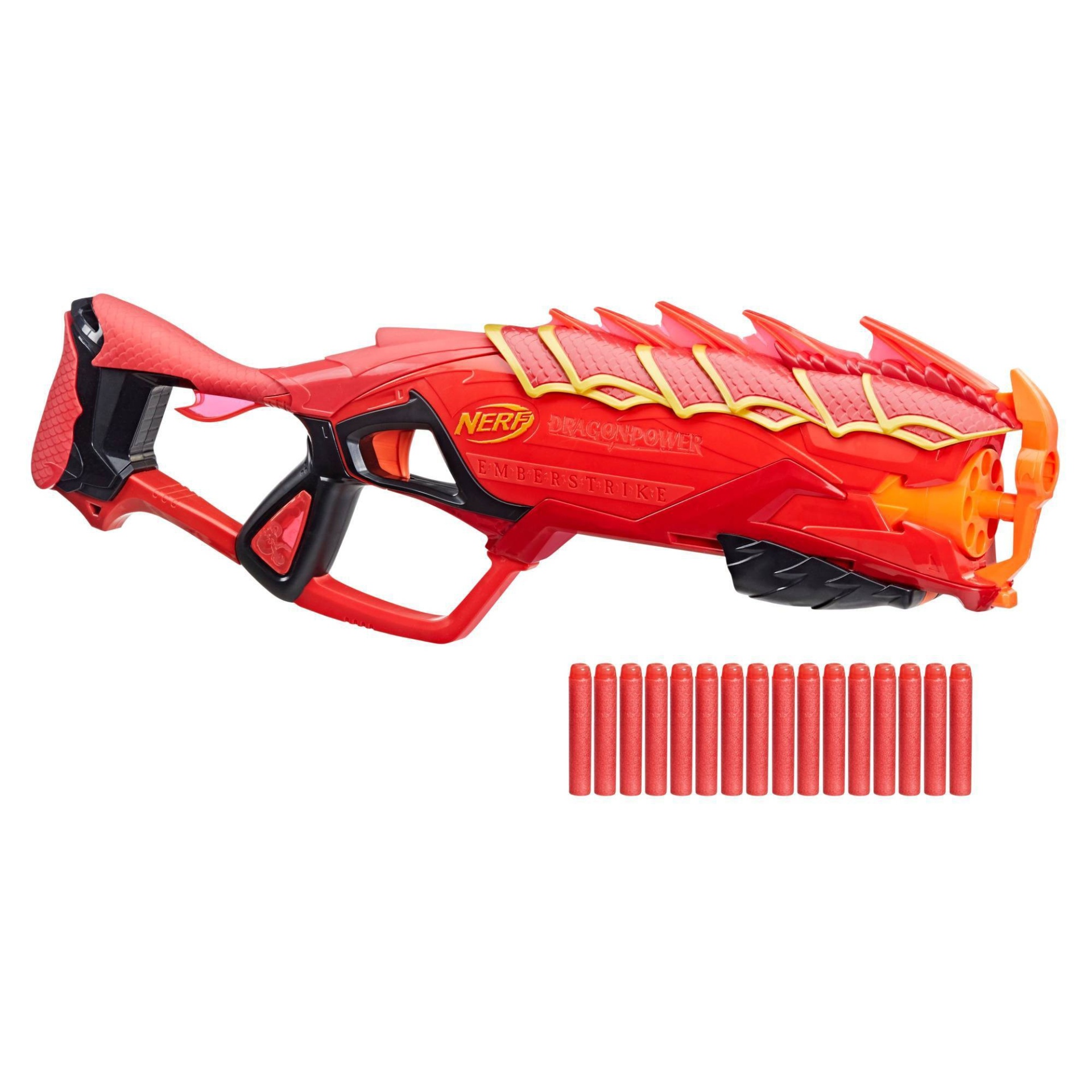 slide 1 of 10, NERF DragonPower Emberstrike Blaster, 1 ct