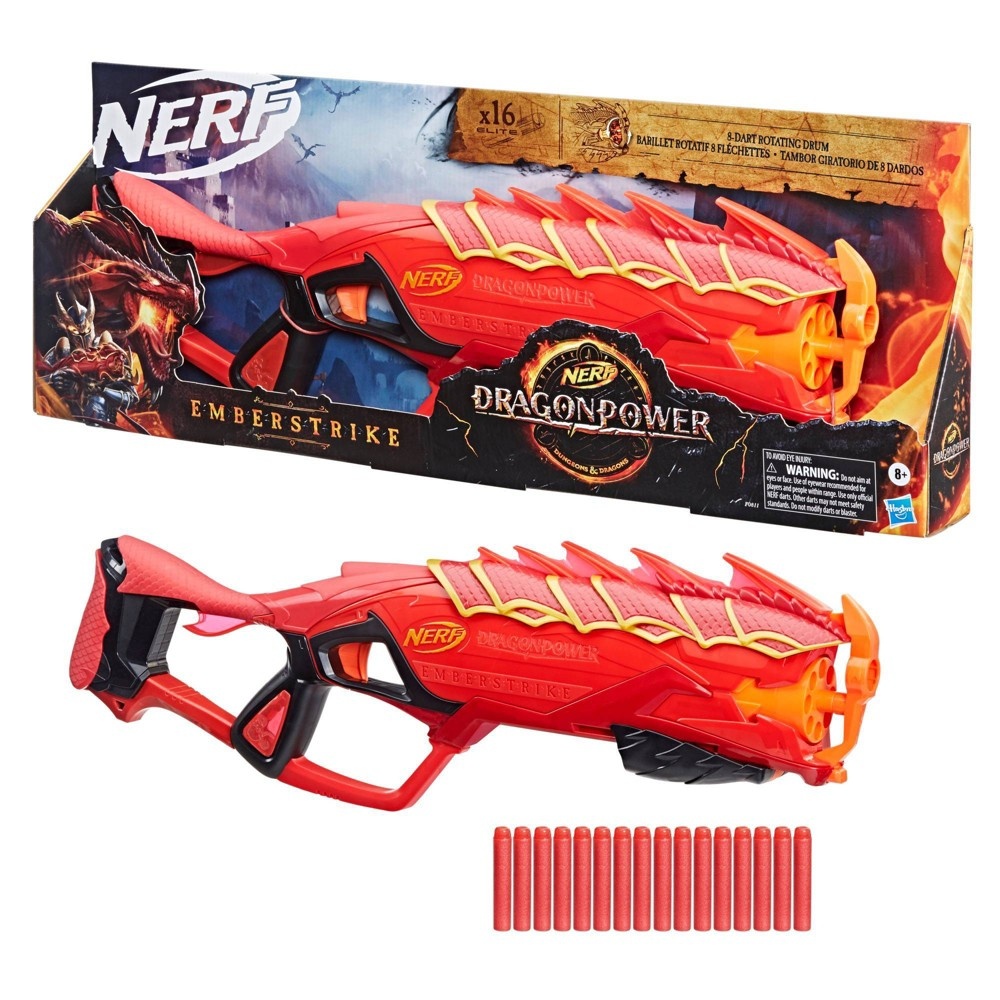 slide 7 of 10, NERF DragonPower Emberstrike Blaster, 1 ct