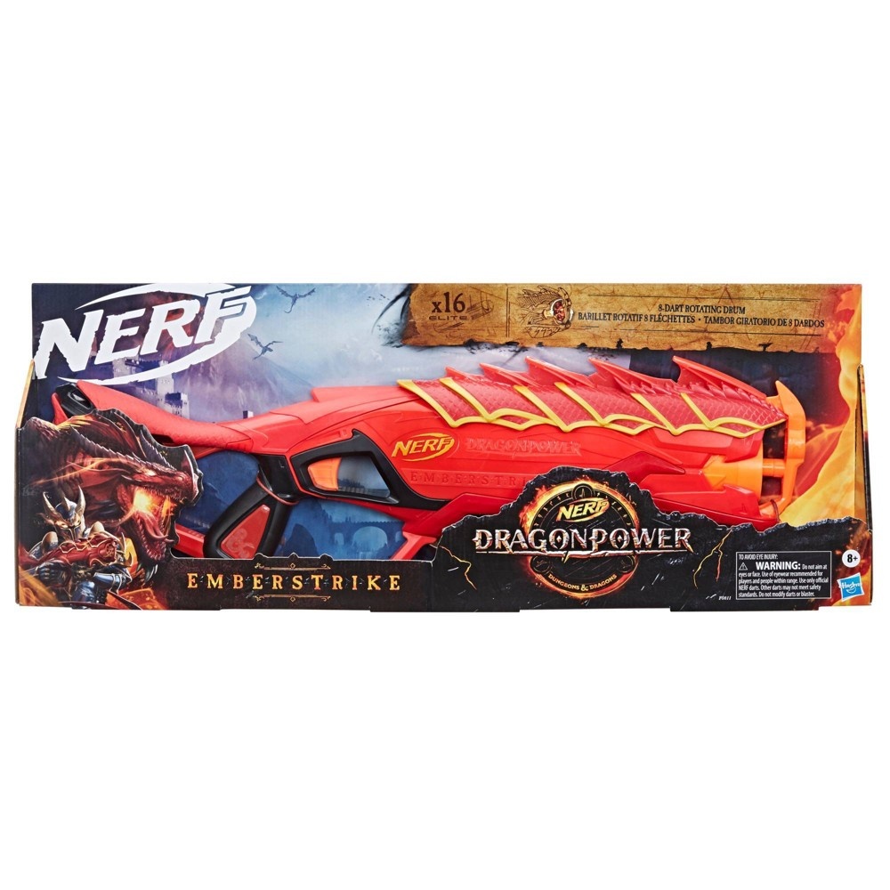 slide 8 of 10, NERF DragonPower Emberstrike Blaster, 1 ct