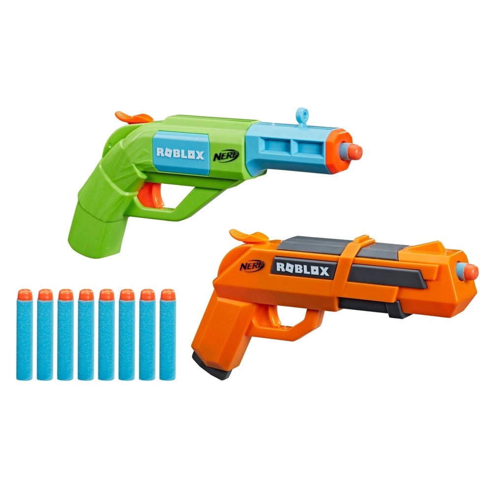 slide 2 of 11, NERF Roblox Jailbreak Armory 2-Pack Blasters, 1 ct