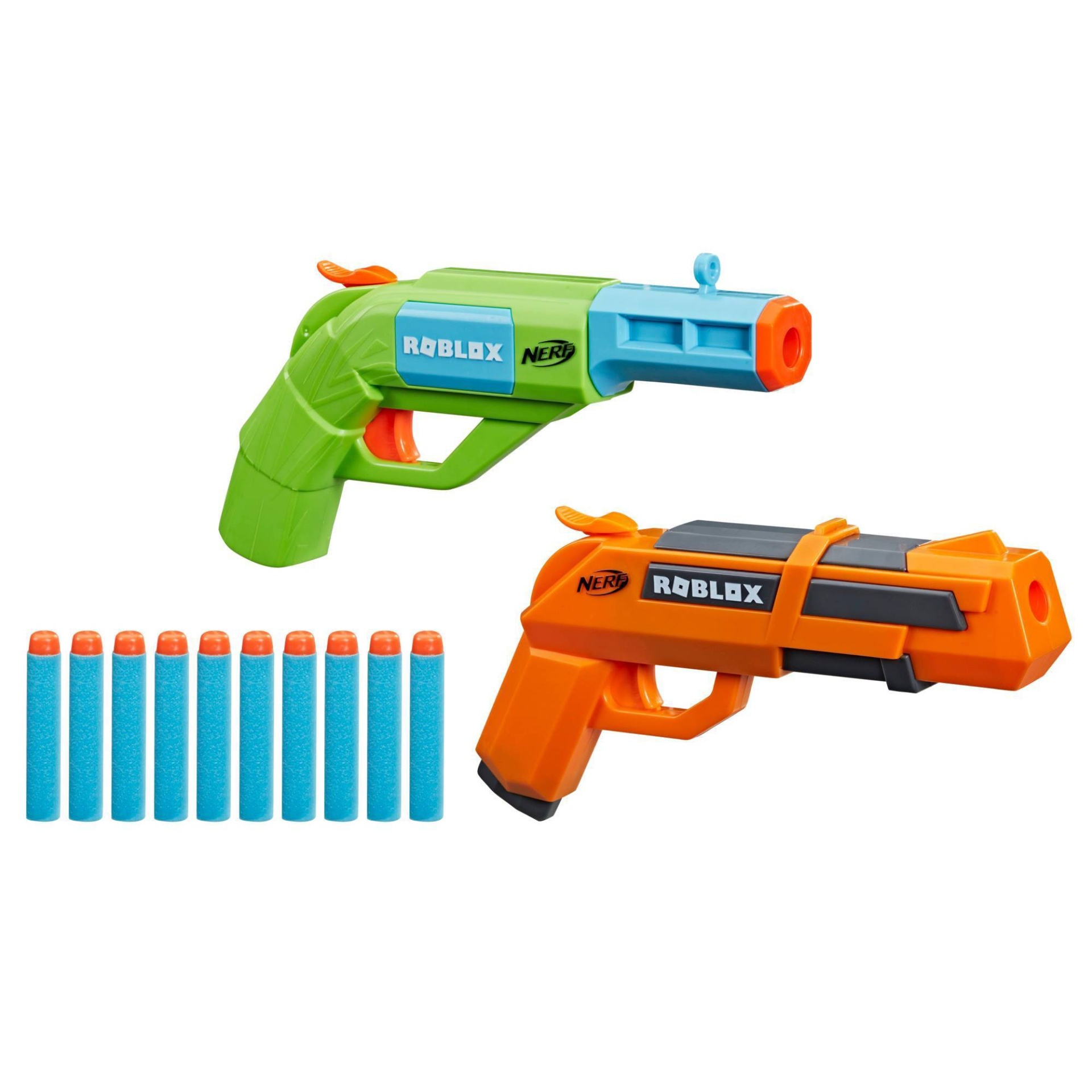 slide 1 of 11, NERF Roblox Jailbreak Armory 2-Pack Blasters, 1 ct