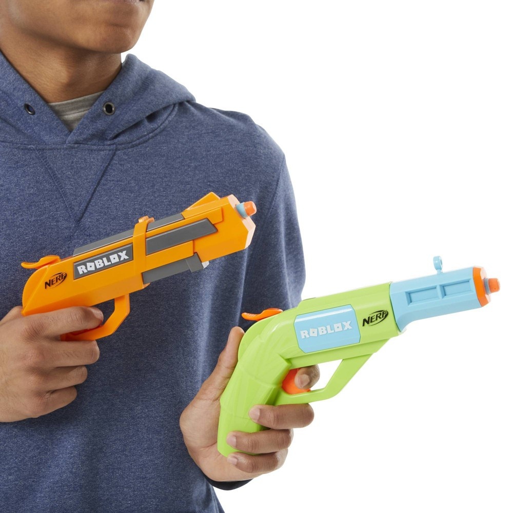 slide 11 of 11, NERF Roblox Jailbreak Armory 2-Pack Blasters, 1 ct