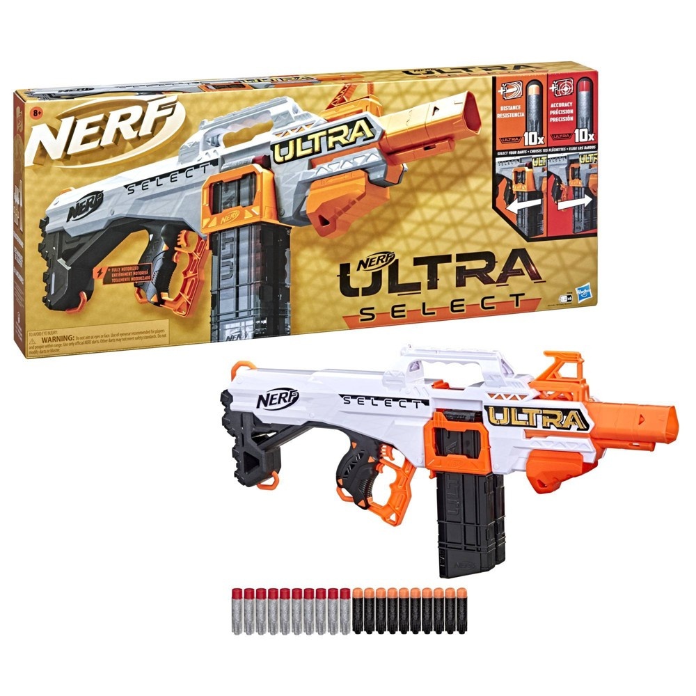 slide 5 of 5, NERF Ultra Select Fully Motorized Blaster, 1 ct