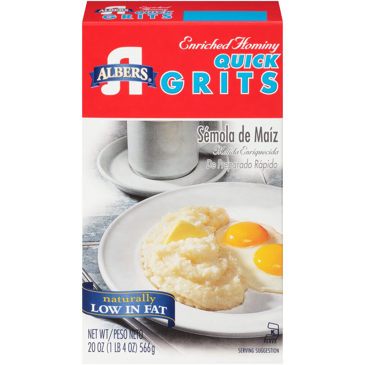 slide 1 of 8, Albers Enriched Hominy Quick Grits, 20 oz
