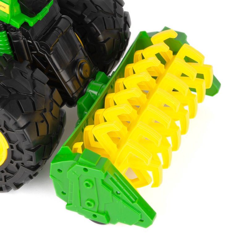 slide 3 of 8, John Deere Monster Treads Super Scale Combine: Plastic Toy Vehicle with Battery Power, 1 ct