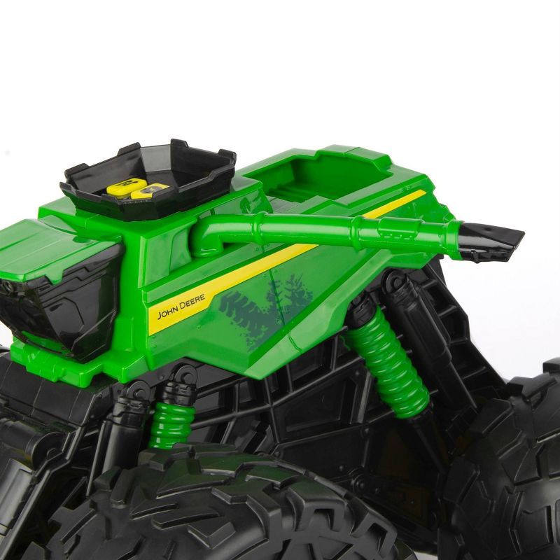 slide 4 of 8, John Deere Monster Treads Super Scale Combine: Plastic Toy Vehicle with Battery Power, 1 ct