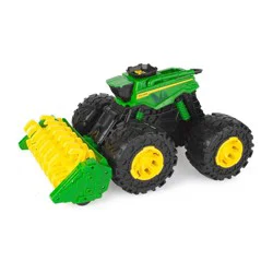 John Deere Monster Treads Super Scale Combine: Plastic Toy Vehicle with Battery Power