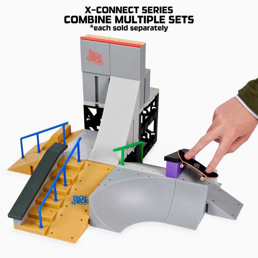 slide 5 of 9, Tech Deck X-Connect Park Creator Starter Set - Nyjah Huston Skatepark, 1 ct