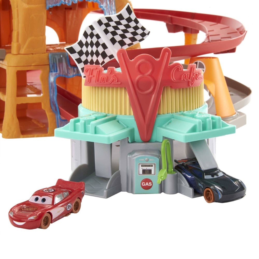 slide 5 of 6, Disney Pixar Cars Radiator Springs Mountain Race Track Set, 1 ct