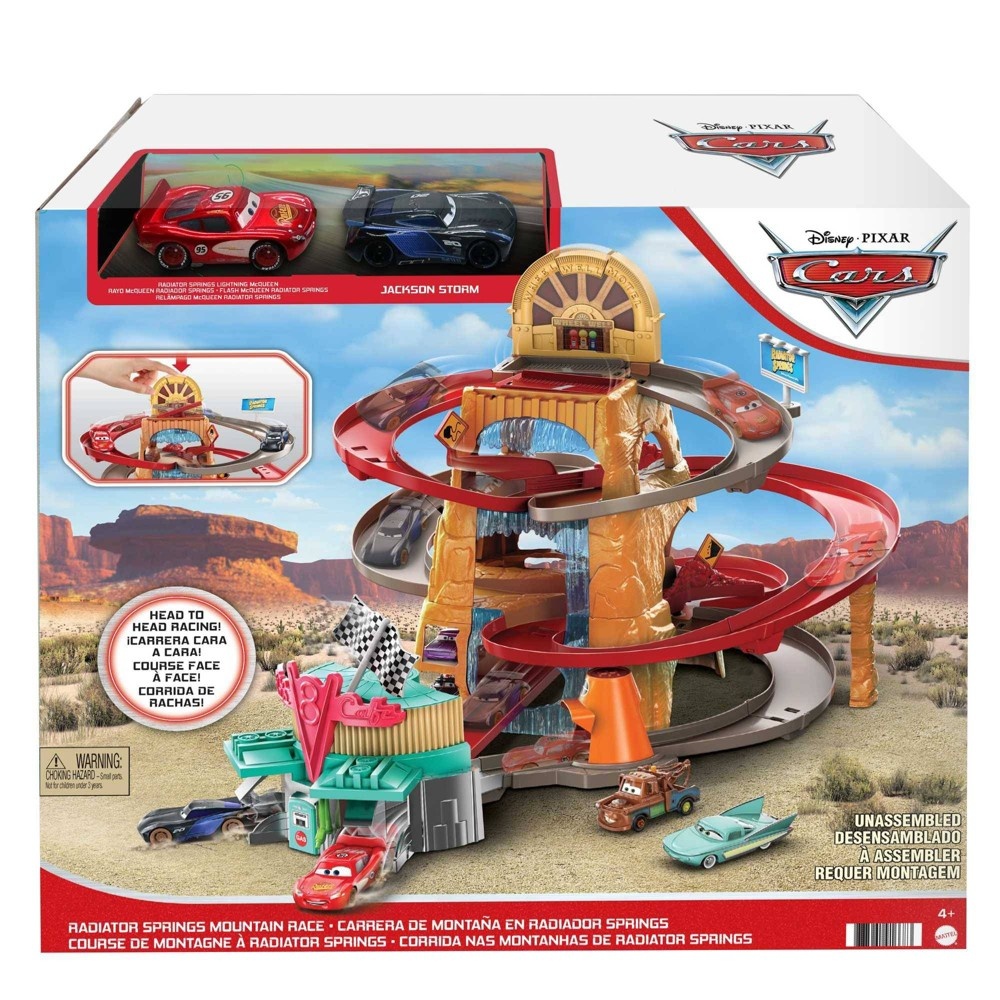 slide 6 of 6, Disney Pixar Cars Radiator Springs Mountain Race Track Set, 1 ct