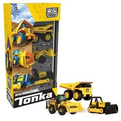 Tonka Metal Movers - 3pk: Toy Construction Vehicles Set