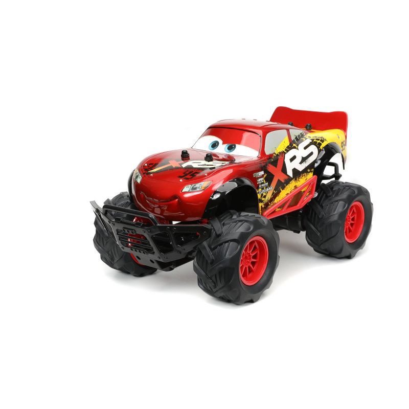 slide 2 of 4, Cars Lightning McQueen Offroad RC 1:14 Scale Remote Control Car 2.4 Ghz: Disney Licensed Indoor Plastic Toy, 1 ct