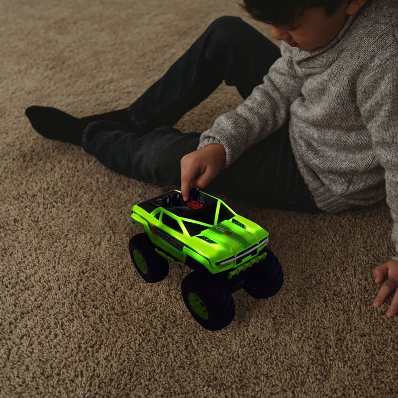 slide 3 of 6, Maxx Action Monster Truck Motorized Off Road Toy Vehicle - Green: Plastic Creativity Toy for Kids, Battery Powered, 1 ct