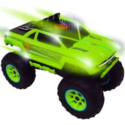 Maxx Action Monster Truck Motorized Off Road Toy Vehicle - Green: Plastic Creativity Toy for Kids, Battery Powered