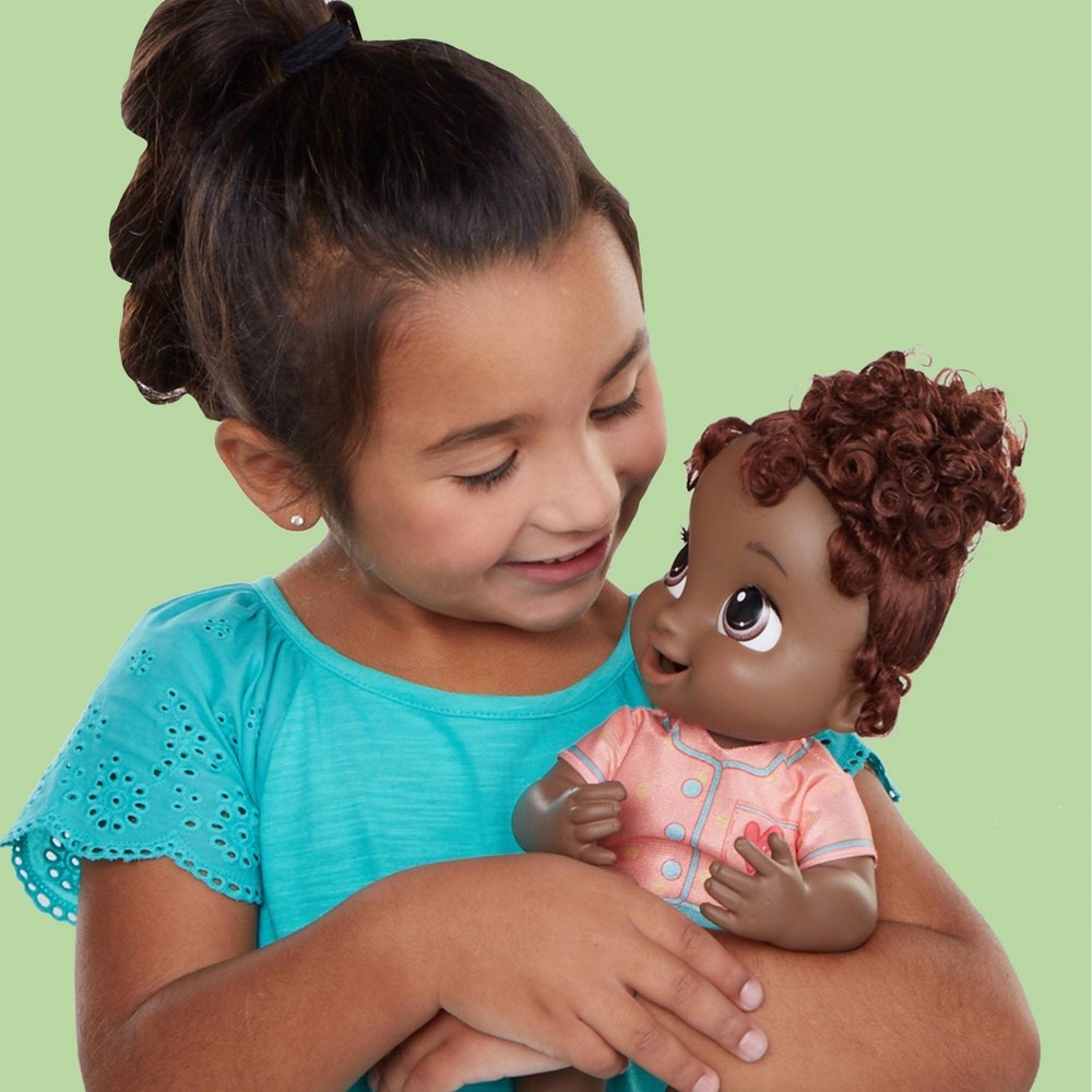 slide 8 of 8, Baby Alive Lulu Achoo Baby Doll - Black Hair, 1 ct