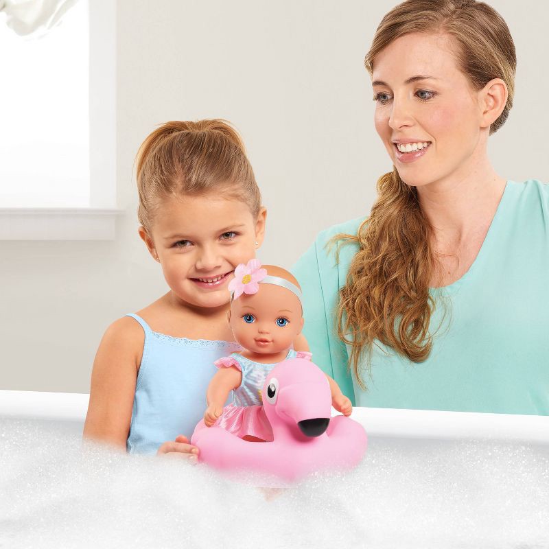 slide 5 of 8, Waterbabies Bathtime Fun 9" Baby Doll - Blue Eyes, 1 ct