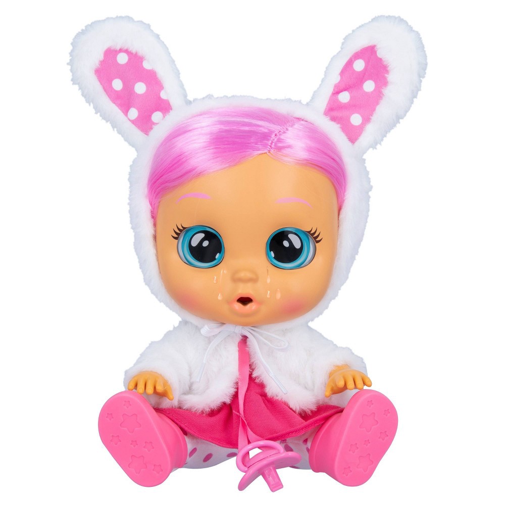 slide 3 of 7, Cry Babies Dressy Coney 12" Baby Doll - Pink Hair, 1 ct