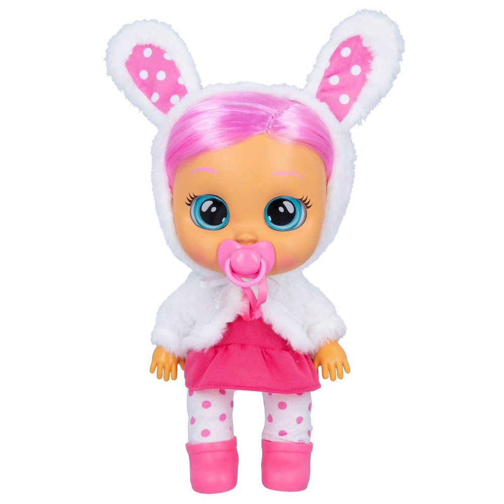 slide 4 of 7, Cry Babies Dressy Coney 12" Baby Doll - Pink Hair, 1 ct