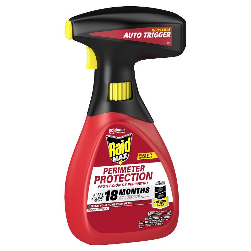 slide 5 of 13, Raid Max Bug Killer Perimeter Protection Bug Spray - 30oz, 30 oz