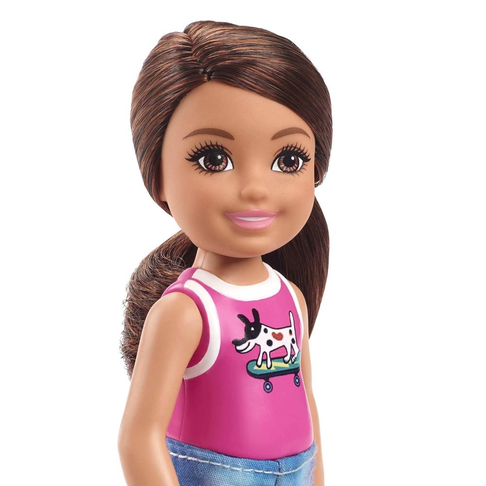 slide 3 of 6, Barbie Chelsea Doll - Sparkly Skirt, 1 ct